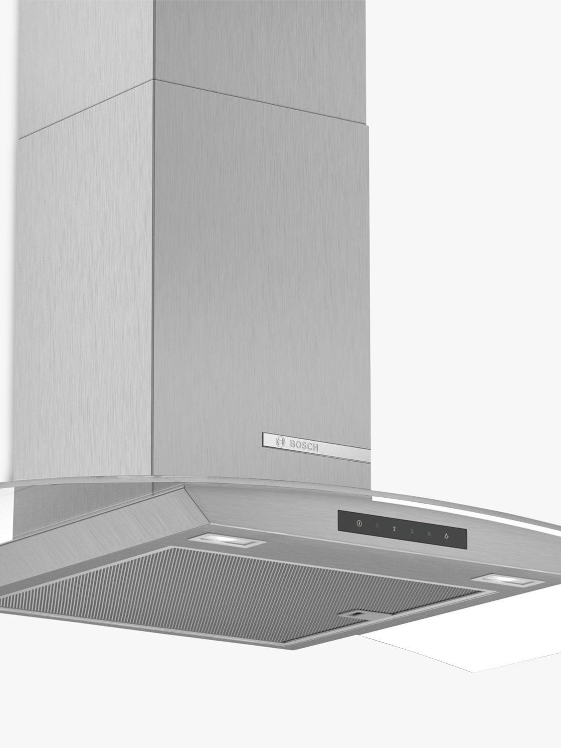 Bosch DWA96DM50B Chimney Cooker Hood, Brushed Steel / Glass