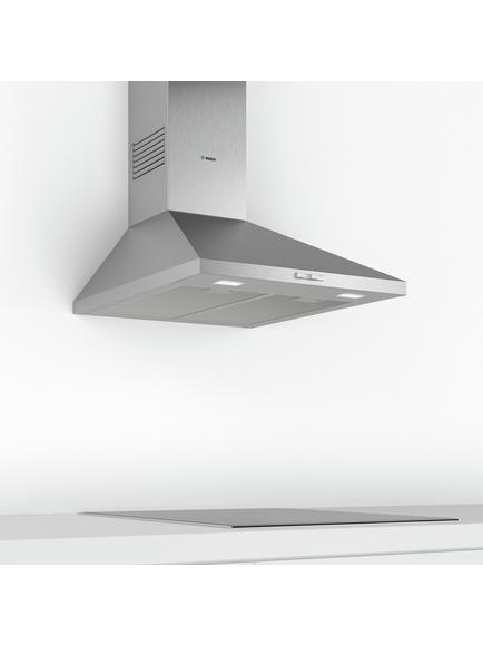 Bosch Series 2 DWP64BC50B 60cm Pyramid Chimney Cooker Hood, Stainless Steel - view 2, 