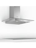 Bosch DWG94BC50B 90cm Box Chimney Cooker Hood, D Energy Rating, Stainless Steel