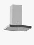 Neff N50 D64BHM1N0B Chimney Cooker Hood, Stainless Steel