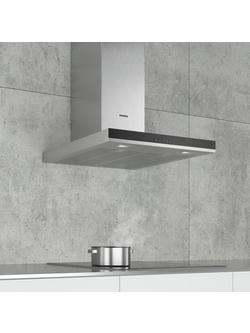 Siemens iQ300 LC67BHM50B Chimney Cooker Hood, Glass/Stainless Steel - view 2, Glass/Stainless Steel