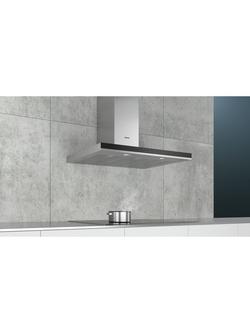 Siemens iQ300 LC97BHM50B 90cm Box Cooker Hood, Stainless Steel - view 2, Stainless Steel