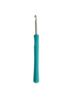 Pony Easy Grip Crochet Hook, 14cm - view 2, Teal