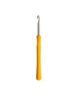 Pony Easy Grip Crochet Hook, 14cm - view 2, Yellow
