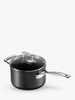 Le Creuset Toughened Non-Stick Cookware Pan Set, 4 Piece - view 2, Black