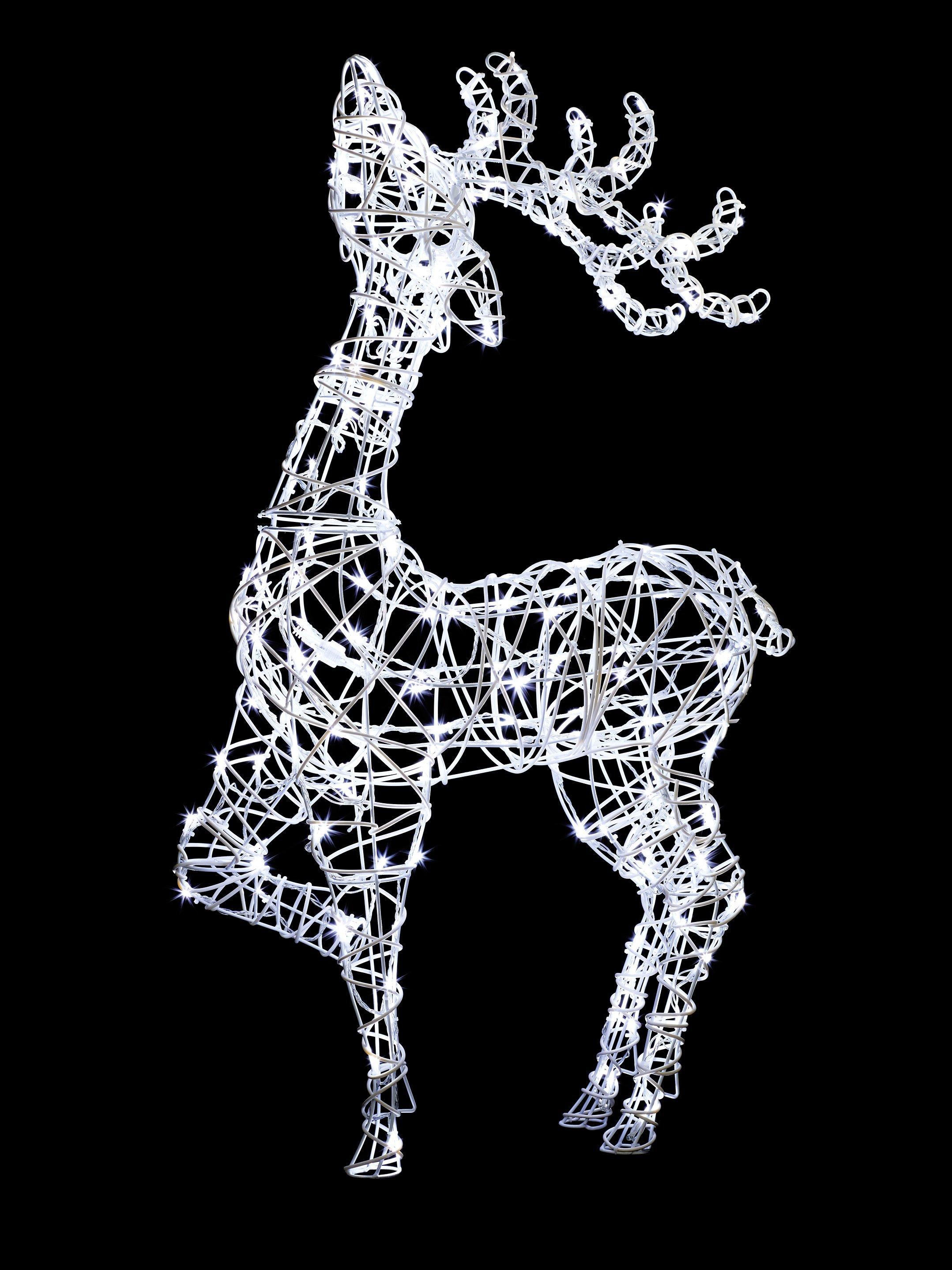 John Lewis & Partners Proud Reindeer LED Lit Figure