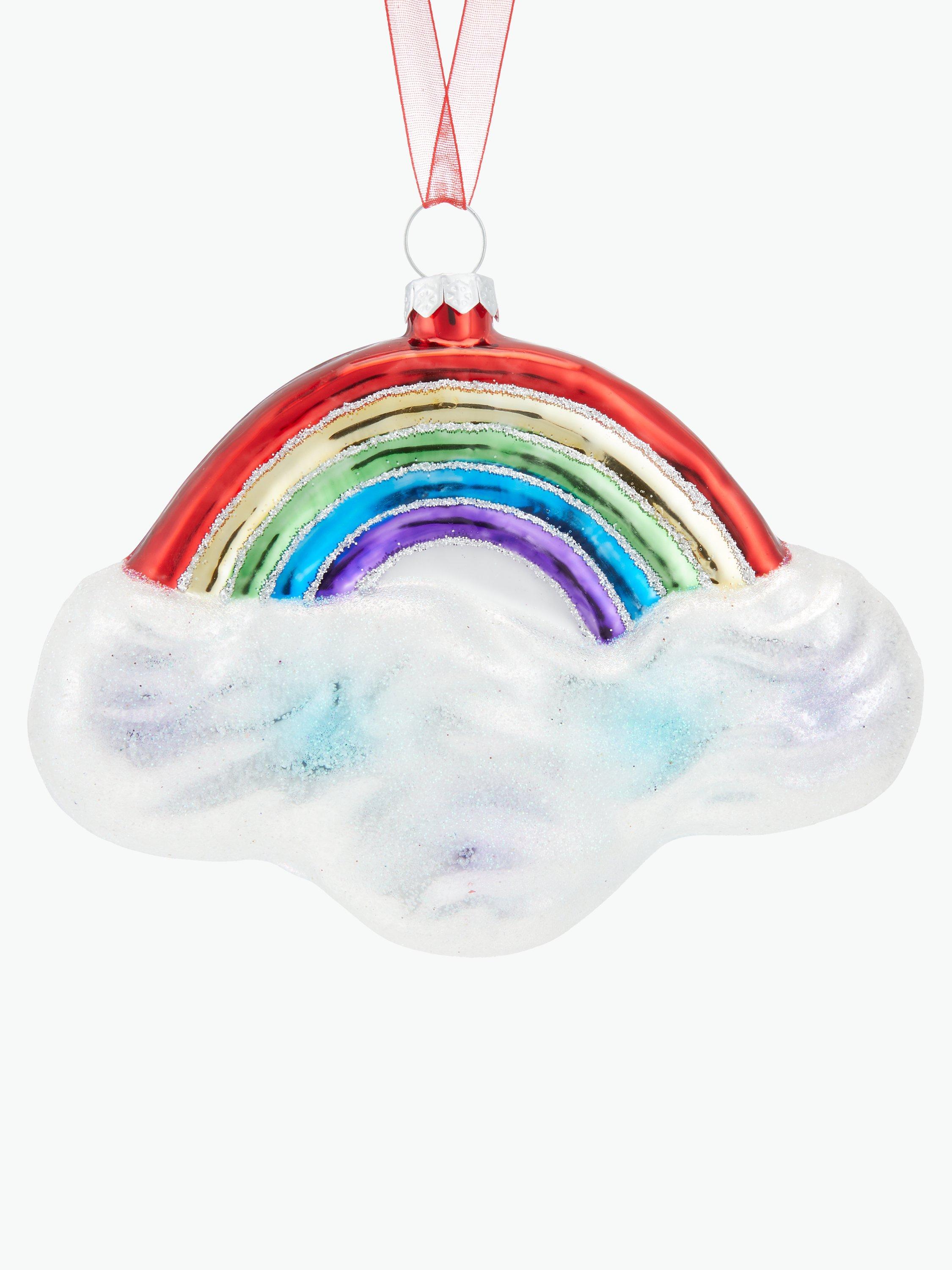 John Lewis & Partners Rainbow Cloud and Rainbow Bauble, Multi