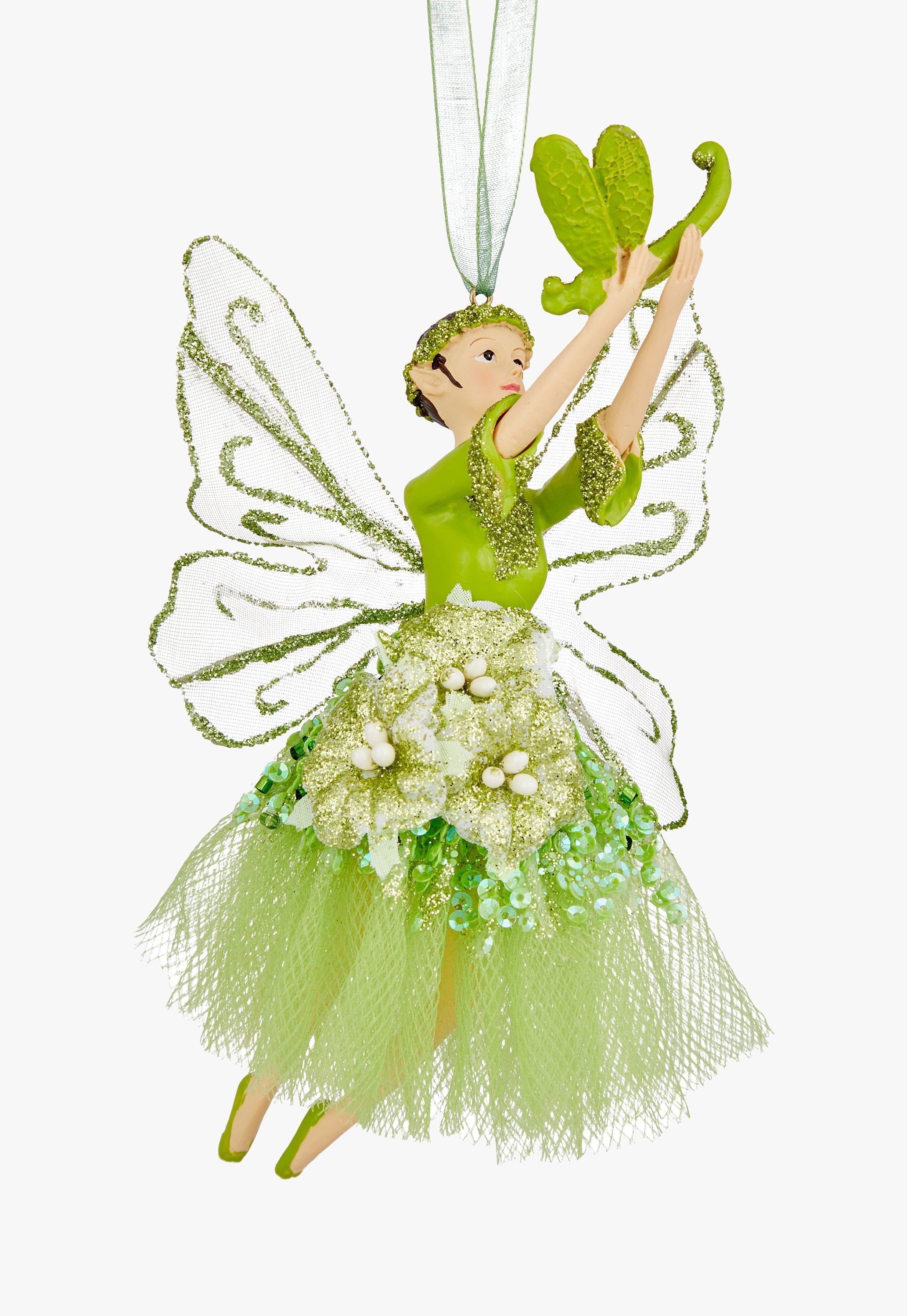 John Lewis & Partners Emerald Fairy Tree Decoration, Green