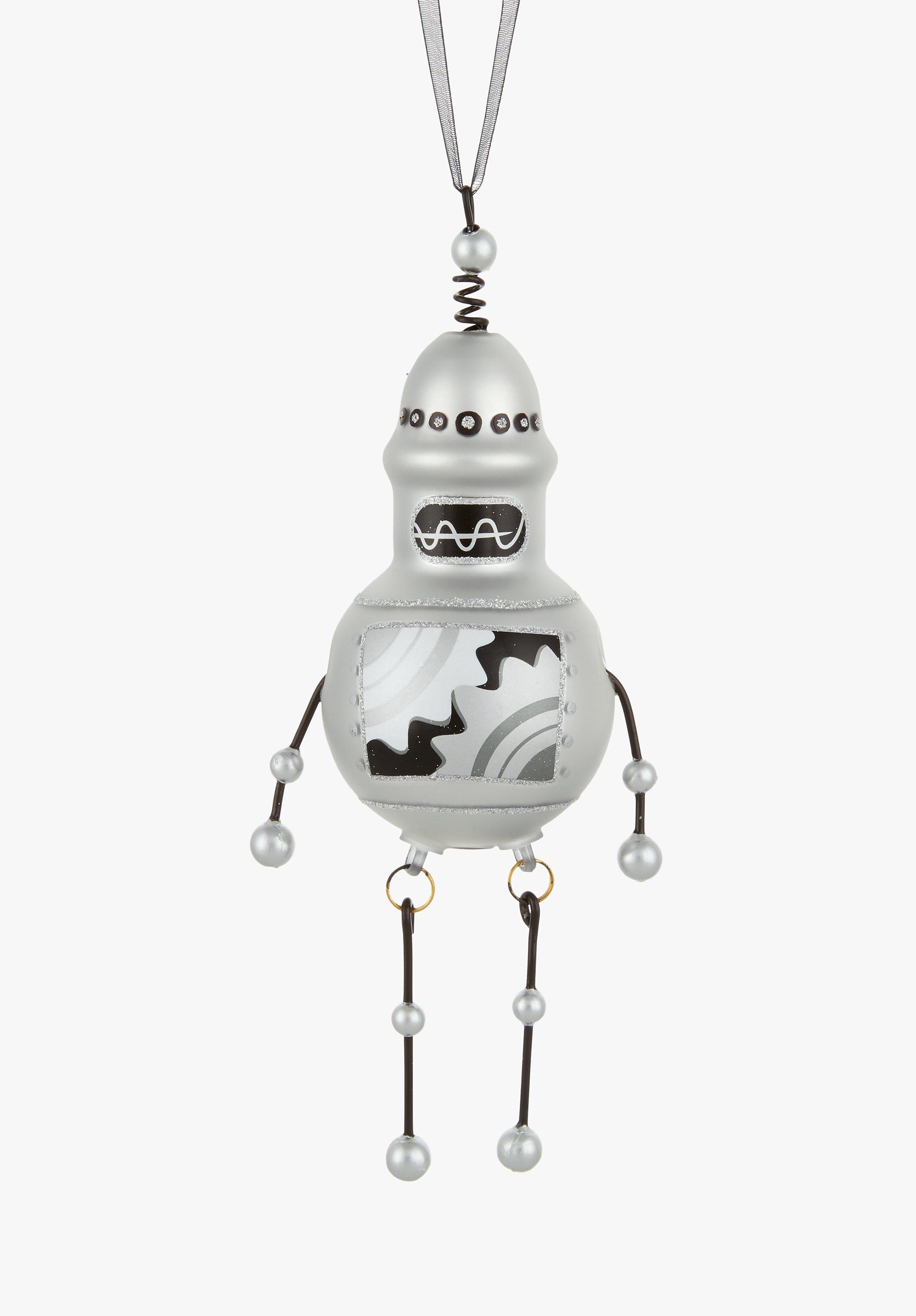 John Lewis & Partners Jet Robot Marvin Tree Decoration, Black