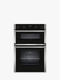 Neff N50 U1ACE5HN0B Built In Electric Double Oven, Stainless Steel