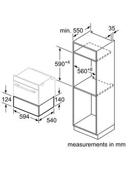 Siemens BI510CNR0B Warming Drawer, Black/Stainless Steel - view 2, Black/Stainless Steel