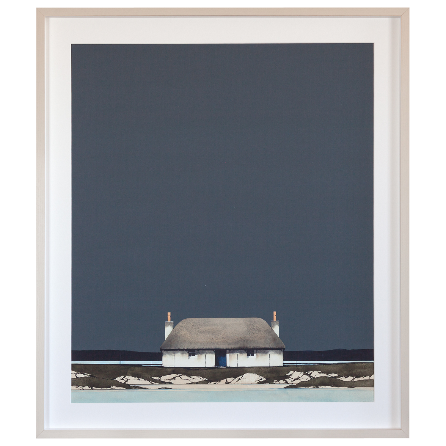Ron Lawson - Hebridean Blackhouse Framed Print & Mount, 68 x 78cm