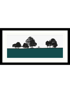 John Lewis Jacky Al-Samarraie 'Roundhay Park' Framed Print & Mount, 44.5 x 84.5cm