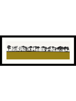 John Lewis Jacky Al-Samarraie 'Northumberland' Framed Print & Mount, 40.5 x 104.5cm, Multi