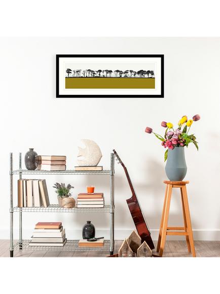 John Lewis Jacky Al-Samarraie 'Northumberland' Framed Print & Mount, 40.5 x 104.5cm - view 2, Multi