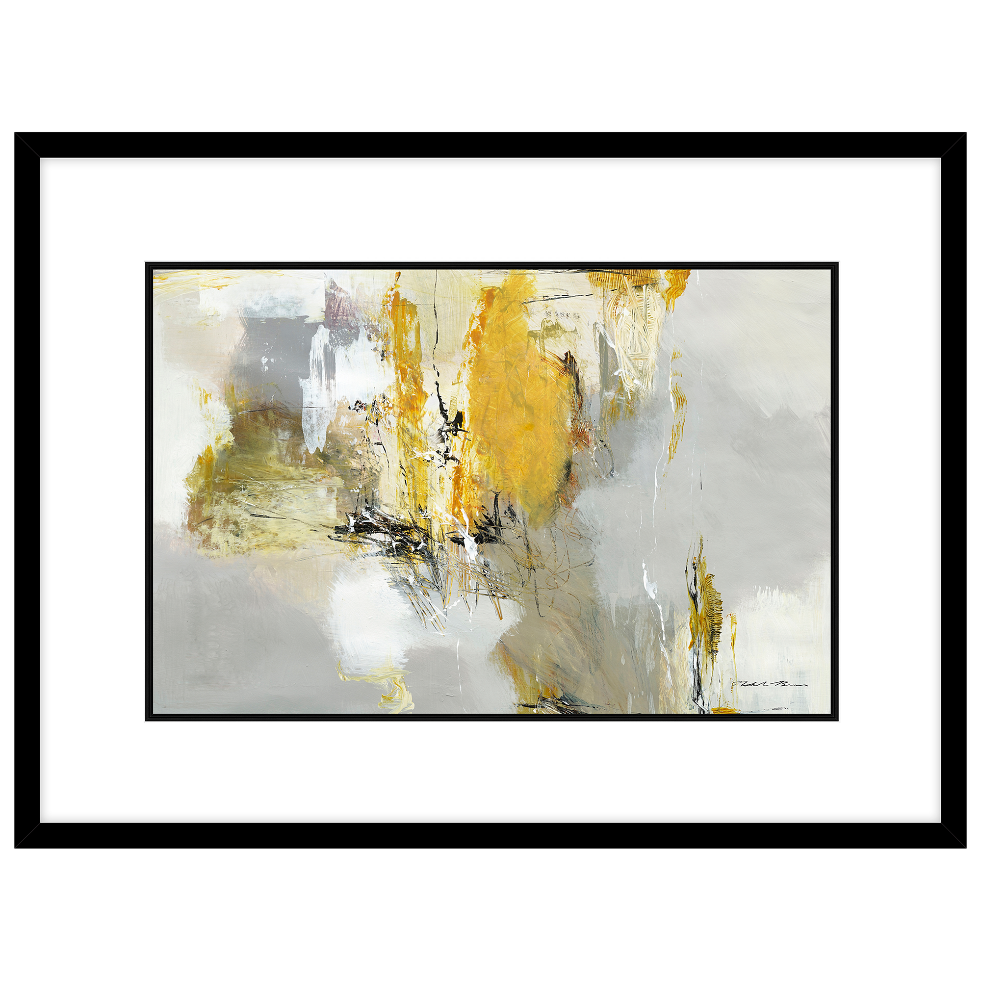 Natasha Barnes - Mustard Seed Framed Print & Mount, 78.7 x 104.5cm
