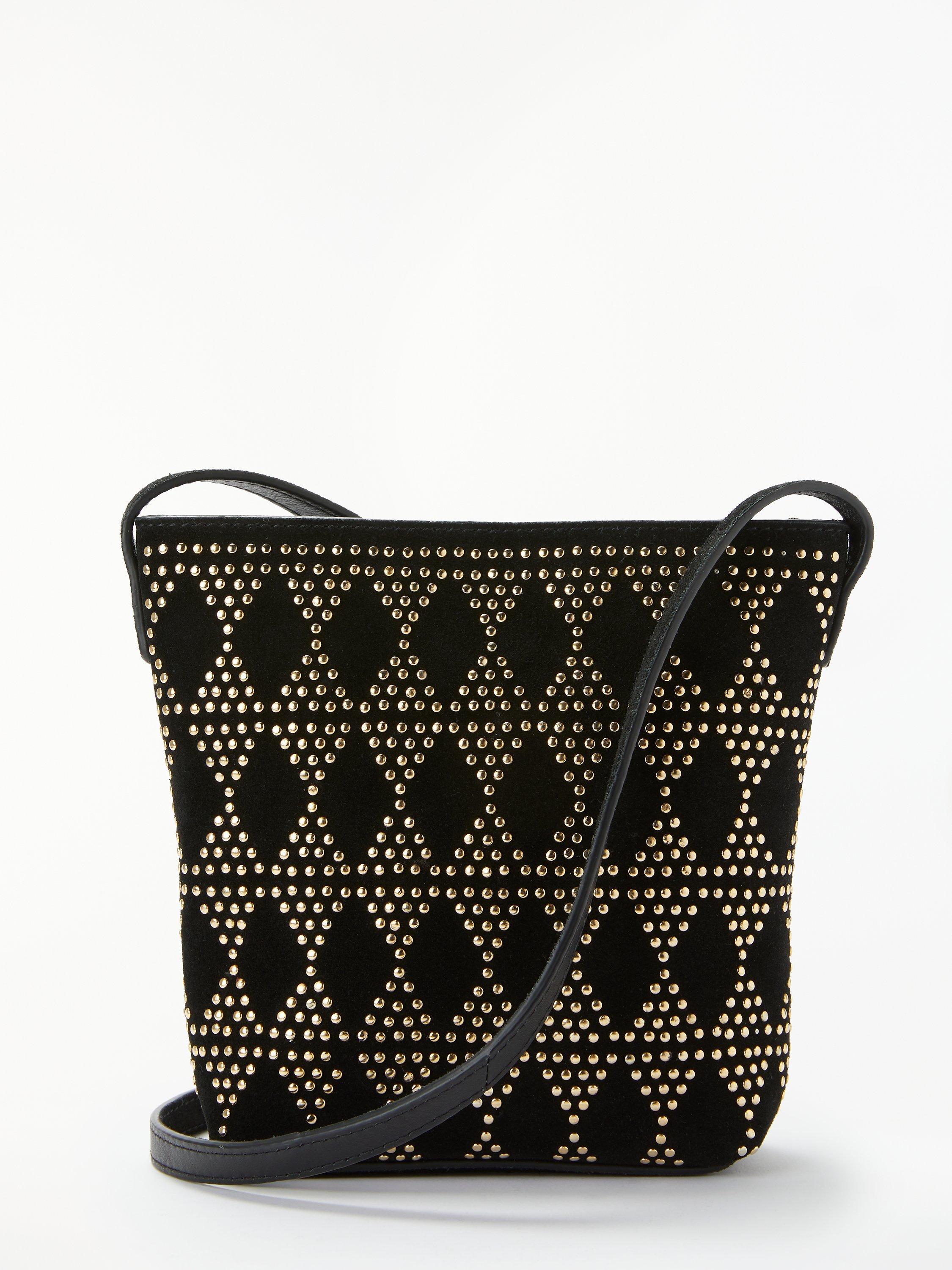 AND/OR Mara Suede Small Zip Top Cross Body Bag