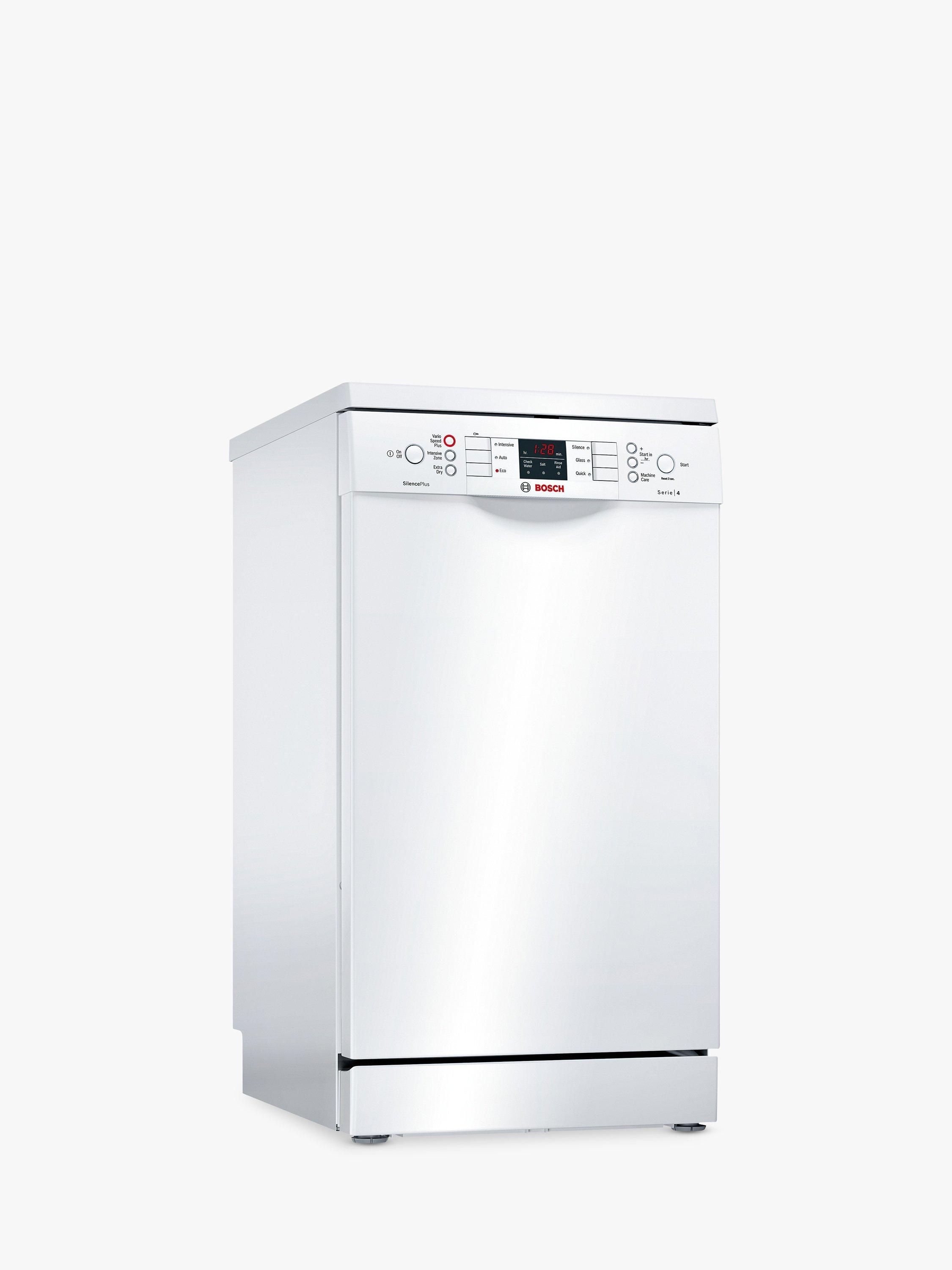 Bosch SPS46IW00G Freestanding Slimline Dishwasher, White