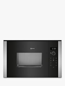 Neff N50 Built-In Microwave, HLAWD23N0B, HLAWD23G0B, Black