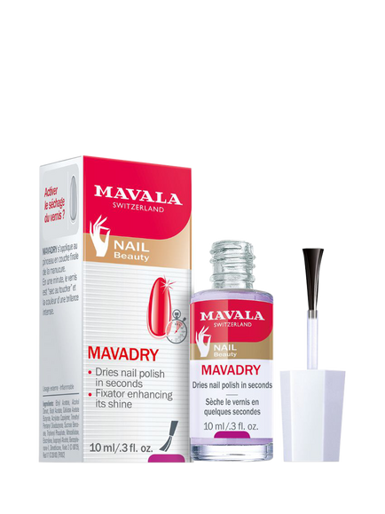 Mavala Mavadry Fast Drying Nail Polish Finish, 10ml, Clear