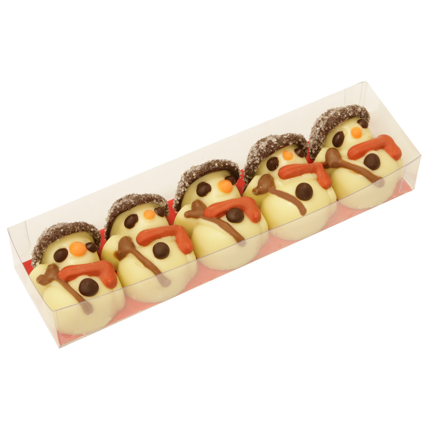 Natalie Praline Snowmen, Pack of 5