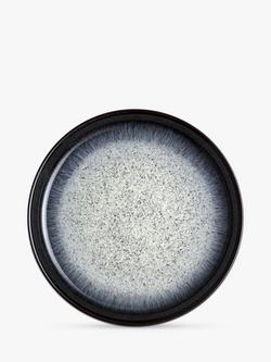 Denby Halo Coupe Dinner Plate, 26cm, Black/Multi, Black/Multi