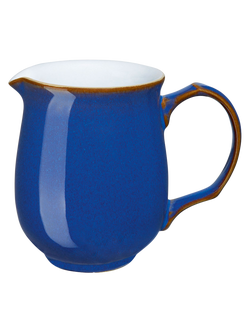 Denby Imperial Blue Small Milk Jug, Blue, 330ml, Blue