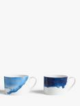 Rick Stein Coves of Cornwall Treyarnon Bay Cups, 220ml, Set of 2, Blue