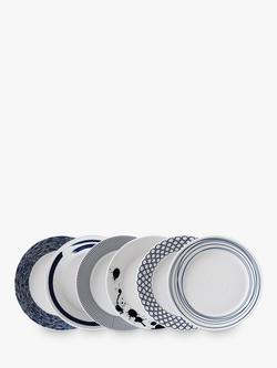 Royal Doulton Pacific Porcelain Pasta Bowls, Set of 6, 23cm, Blue - view 2, Blue