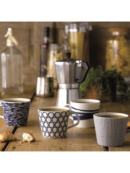 Royal Doulton Pacific Porcelain Small Mugs, 260ml, Assorted, Set of 6, Blue - view 2, Blue