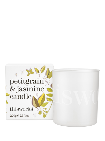 This Works Petitgrain & Jasmine Scented Candle, Limited Edition, 220g, 