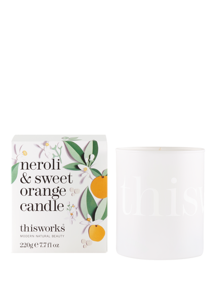 This Works Neroli & Sweet Orange Scented Candle, Limited Edition, 220g, 