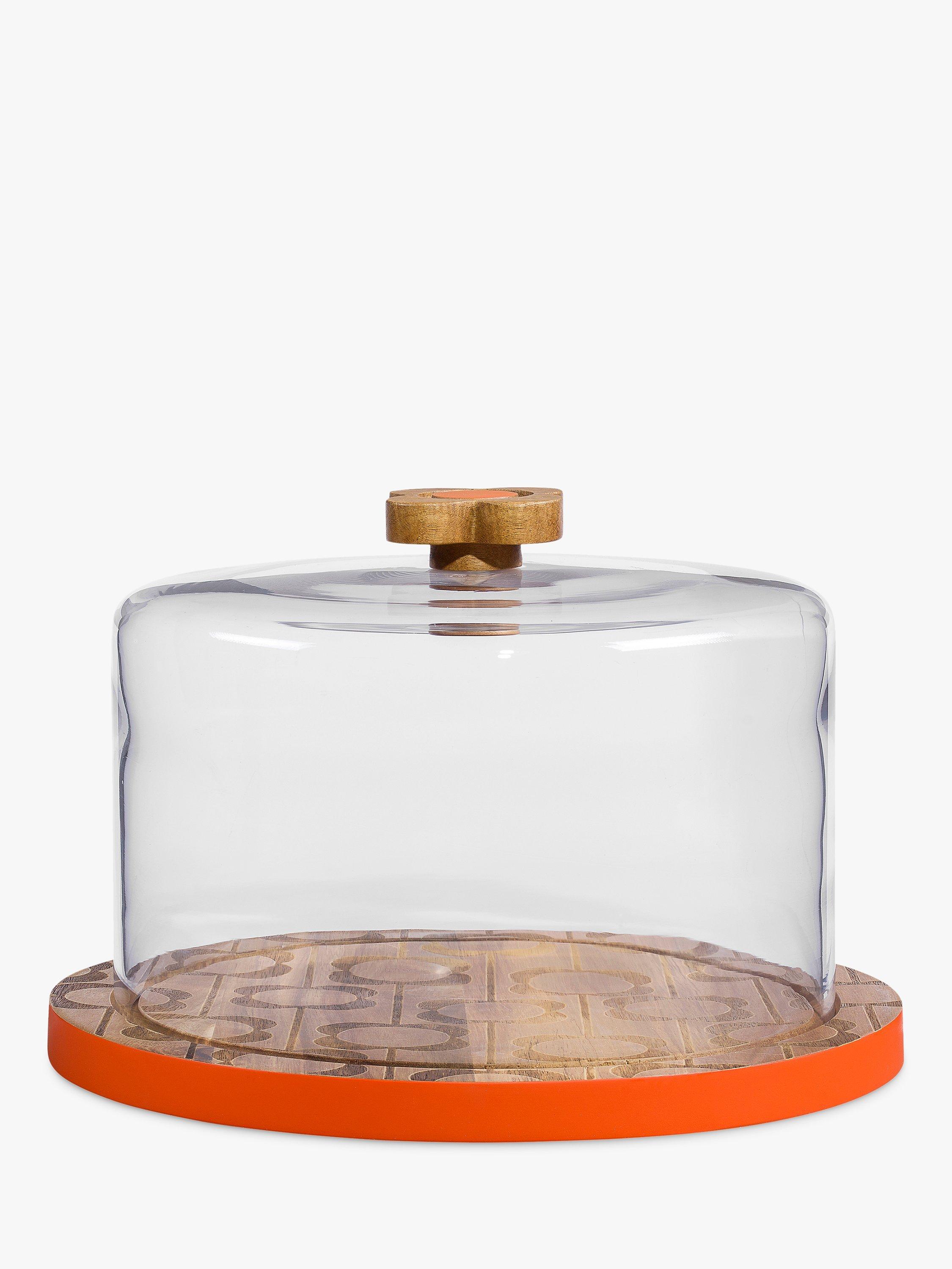 Orla Kiely Abacus Flower Serving Dome Cake Stand