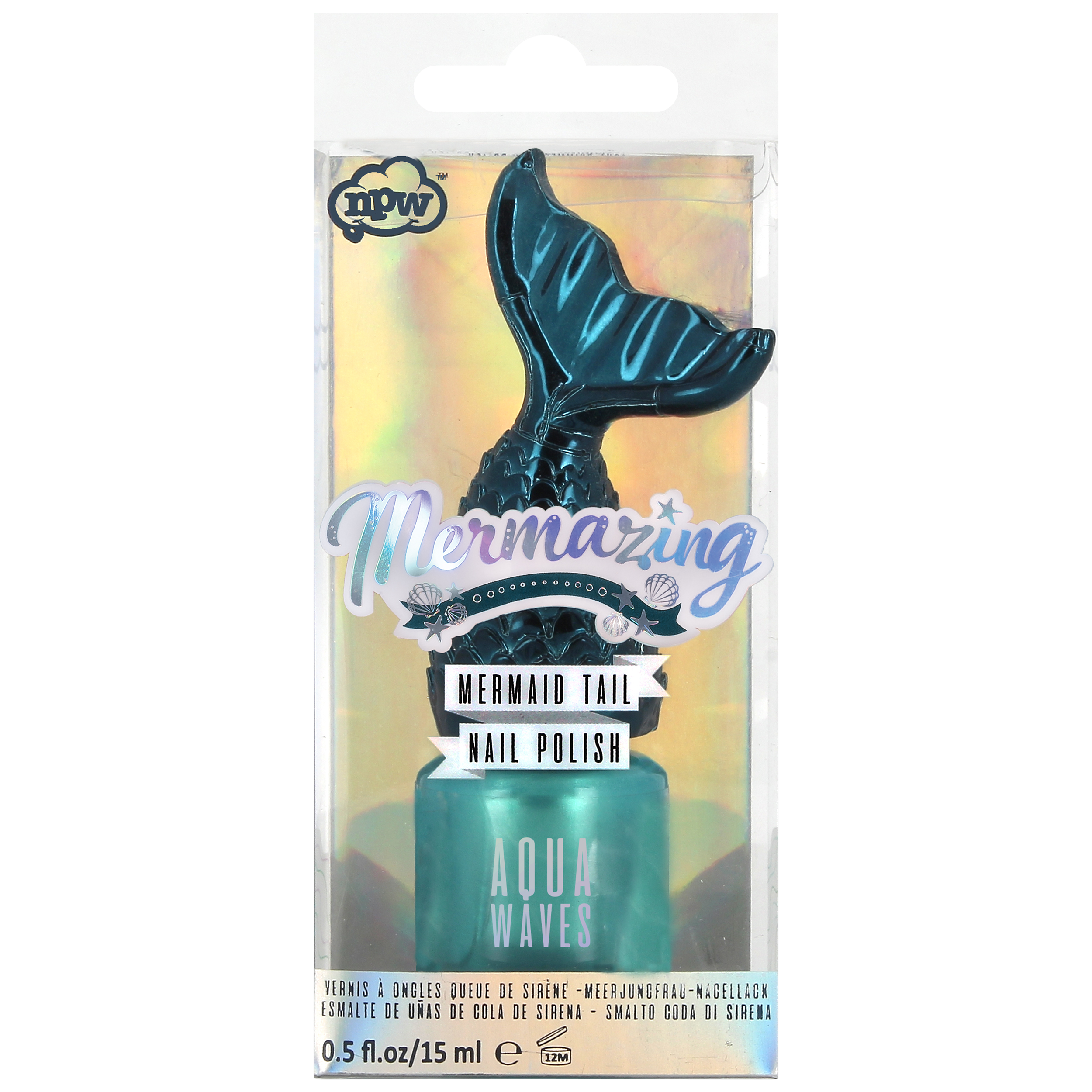 NPW Mermaid Nail Polish, Aqua