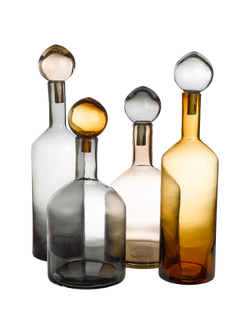 pols potten Large Glass Bubbles & Bottles Ornaments, Set of 4, Assorted, Assorted