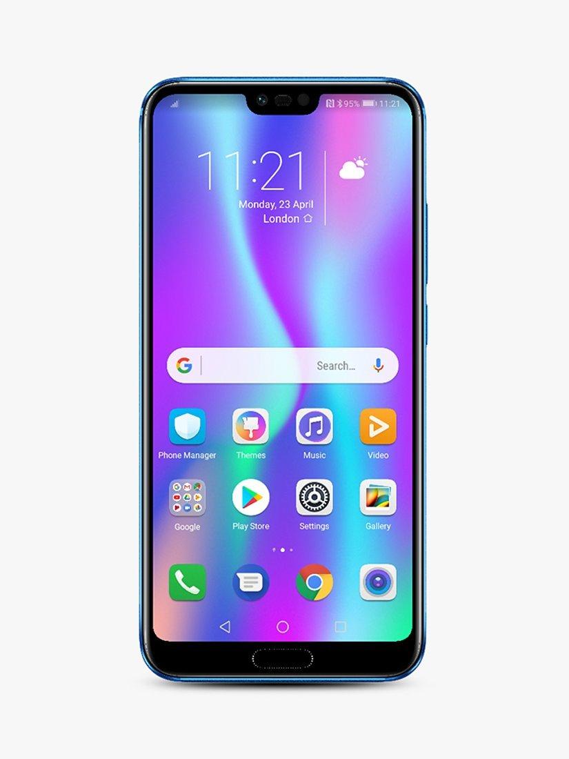 Honor 10 Dual SIM Smartphone, Android, 5.84”, 4G LTE, SIM Free, 128GB