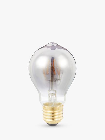 Calex 4W ES LED Dimmable Flexible Filament Classic Bulb, Smoke, Grey