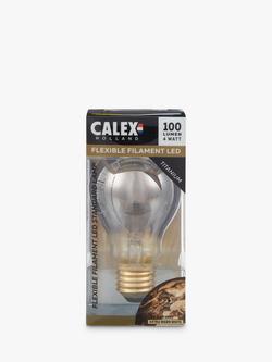 Calex 4W ES LED Dimmable Flexible Filament Classic Bulb, Smoke - view 2, Grey