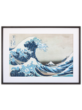 John Lewis Katsushika Hokusai 'The Great Wave off Kanagawa' Framed Print, Blue