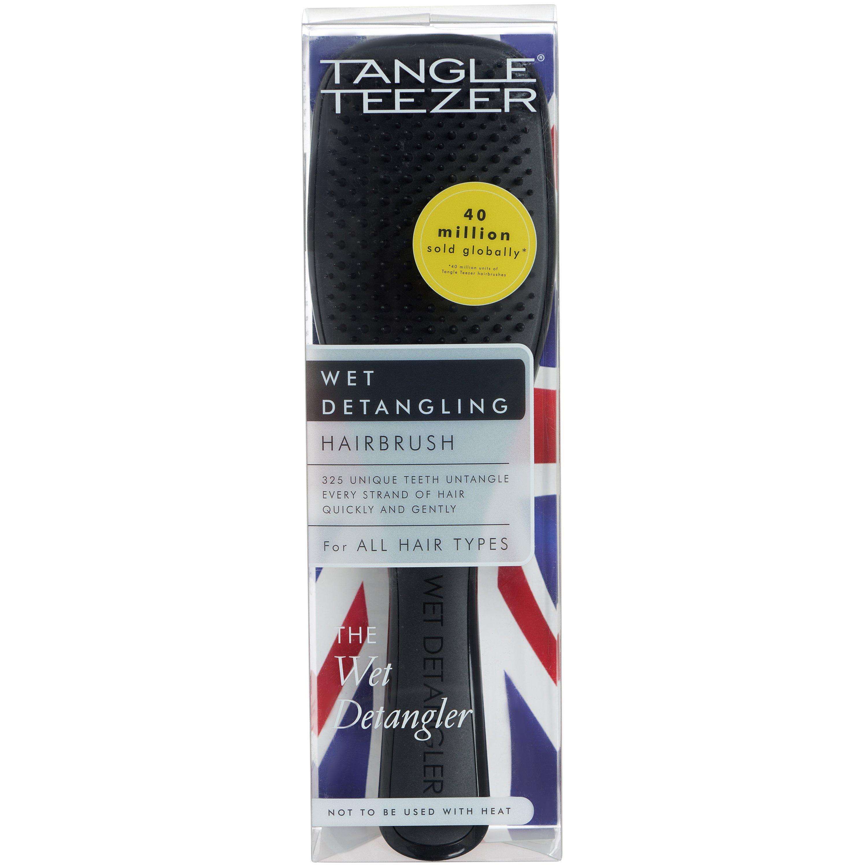 Tangle Teezer Wet Detangler Hair Brush, Liquorice Black