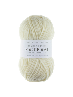 West Yorkshire Spinners Re:Treat Chunky Roving Yarn, 100g, Pure