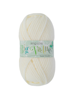 King Cole Big Value Super Chunky Yarn, 100g, Champagne