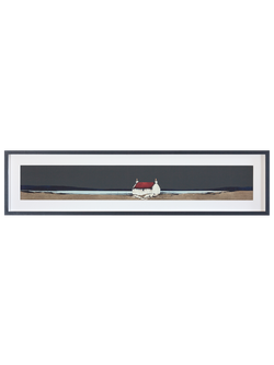 John Lewis Ron Lawson 'Bruairnis Barra' Framed Print & Mount, 26 x 108cm, Multi