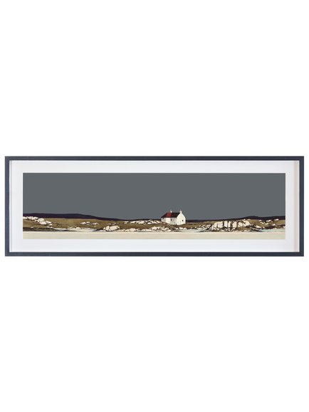 John Lewis Ron Lawson 'Traigh Mhor Barra' Framed Print & Mount, 36 x 108cm, Mult