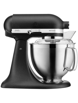 KitchenAid 185 Artisan 4.8L Stand Food Mixer, Black Iron