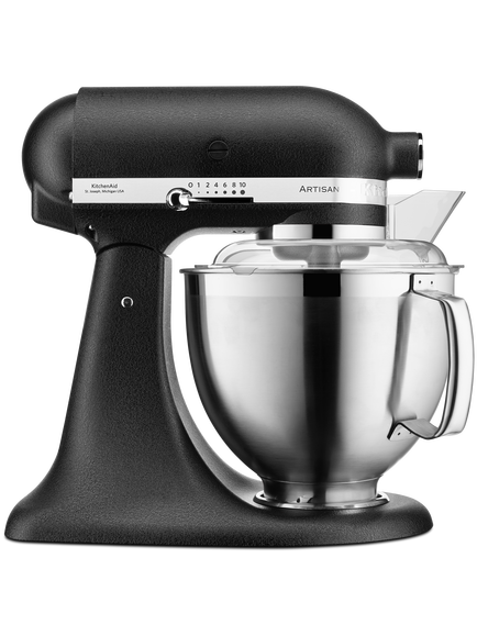 KitchenAid 185 Artisan 4.8L Stand Food Mixer, Black Iron