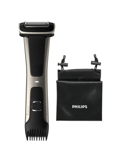 Philips BG7025/13 Series 7000 Body Groomer & Trimmer, Black, Black