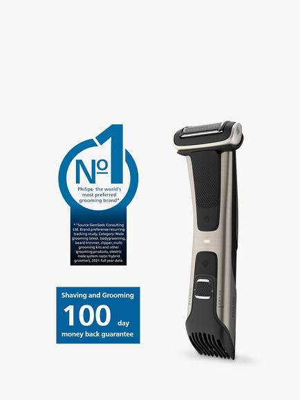 Philips BG7025/13 Series 7000 Body Groomer & Trimmer, Black - view 2, Black