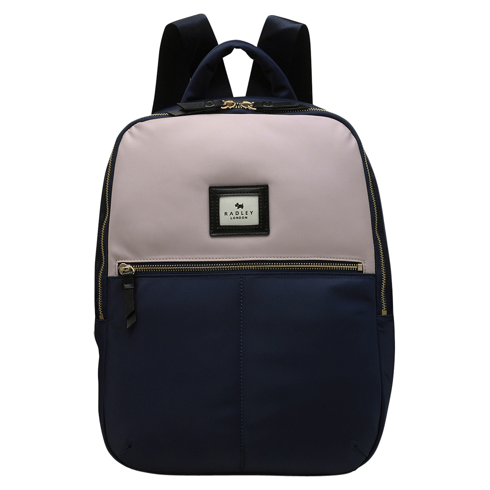 Radley Gladstone Park Backpack, Blue/Beige