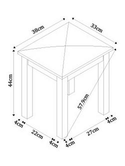 John Lewis Wilton Upholstered Stool - view 2, White